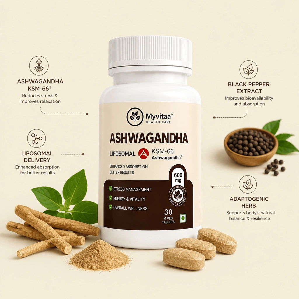 KSM Ashwagandha Tablets 30s  Stress & Wellness Support