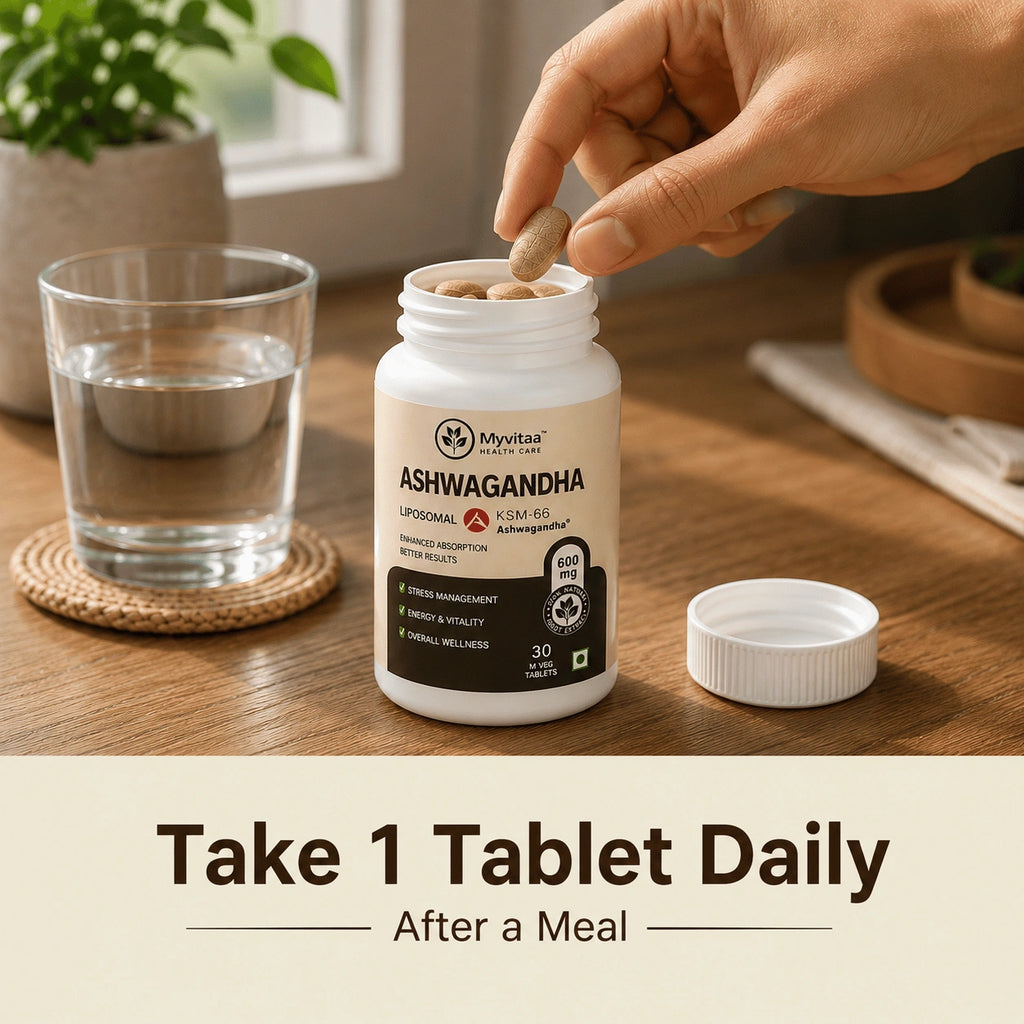 KSM Ashwagandha Tablets 30s  Stress & Wellness Support