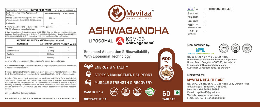 Ashwagandha Tablets 60s