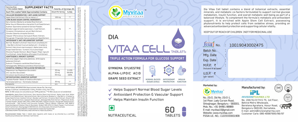 Dia Vitaa Cell Tablets